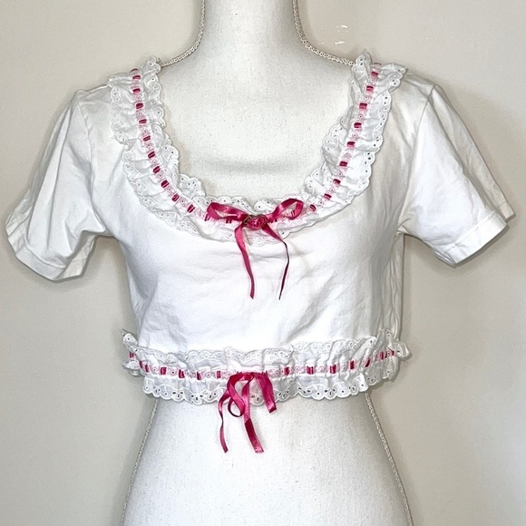 90s vintage Victoria’s Secret Crop Top - Picture 2 of 9